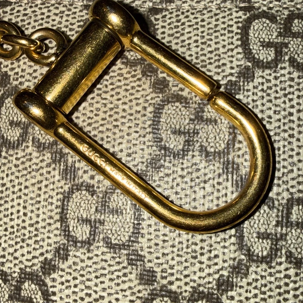 ✨100% AUTHENTIC GUCCI OPHIDIA BROWN KEY POUCH LIKE NEW/USED (DISCONTINUED)✨W/BOX - Picture 12 of 13